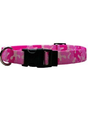Sizes M & L Pink Camo Camouflage Dog Collar by Yellow Dog Hunting